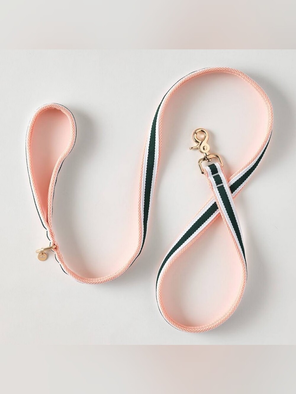Dog Leash, Perfomance Mesh, 5 Foot, Pink/White/Green. NWT